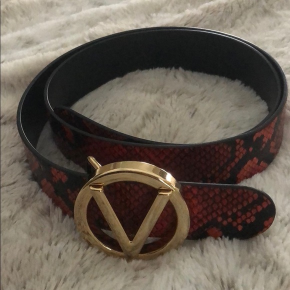Valentino Accessories - Valentino Red and Black Belt